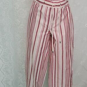 Tommy Hilfiger cotton pants/capris.  Size 4.‎ Rope, striped.